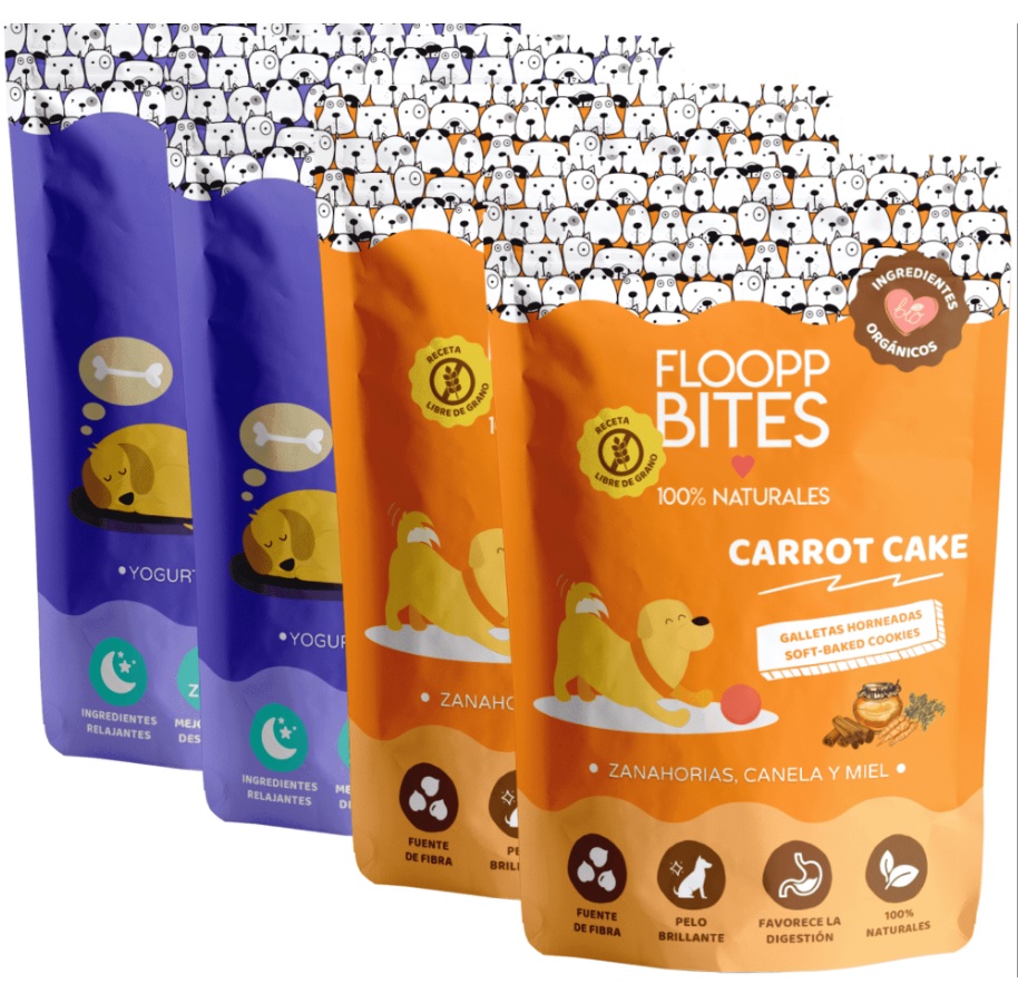 Pacote de Biscoitos Sweet Dreams 100% Naturais - Bolo de Cenoura