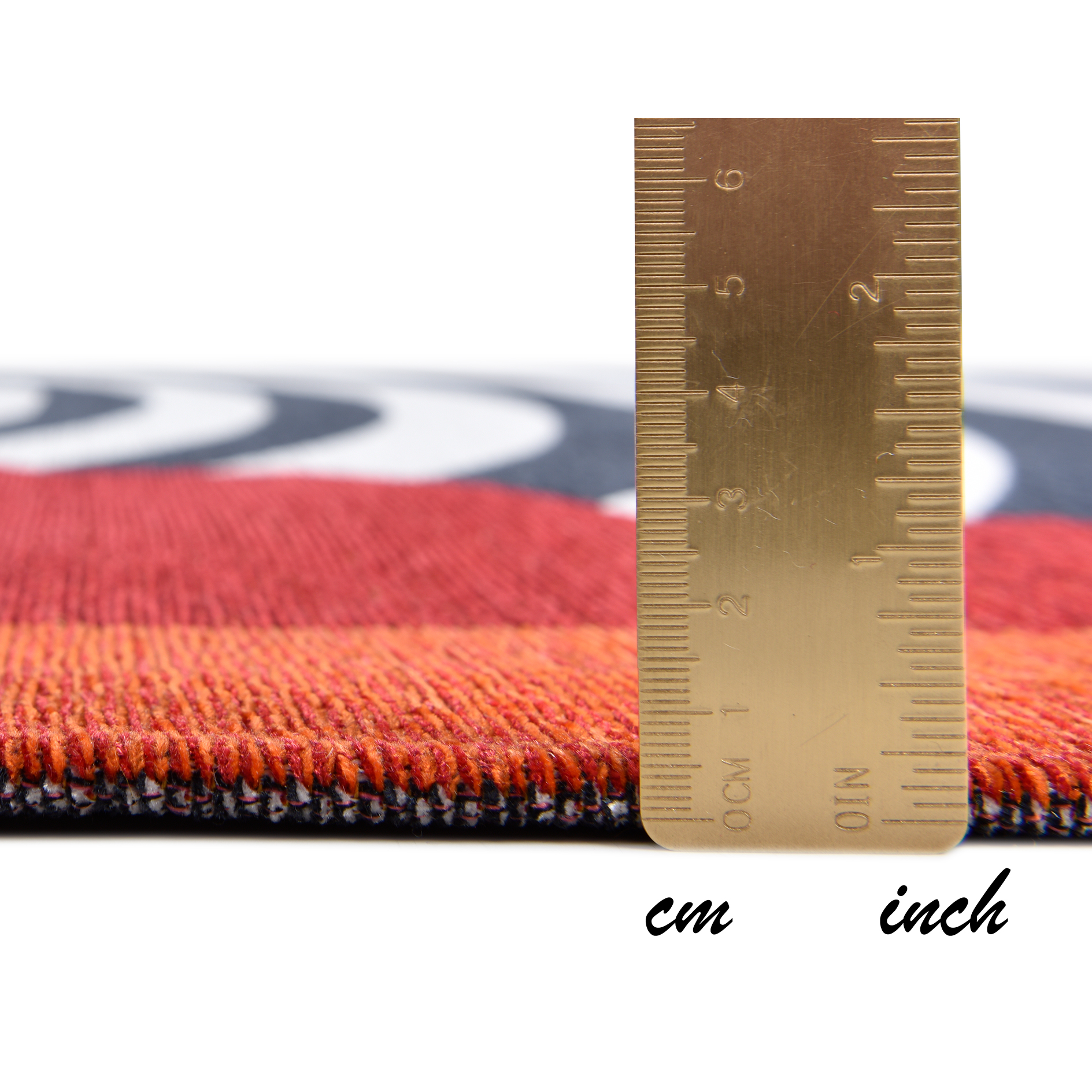 Teppich COSIMA - rot multi - 160x160 cm