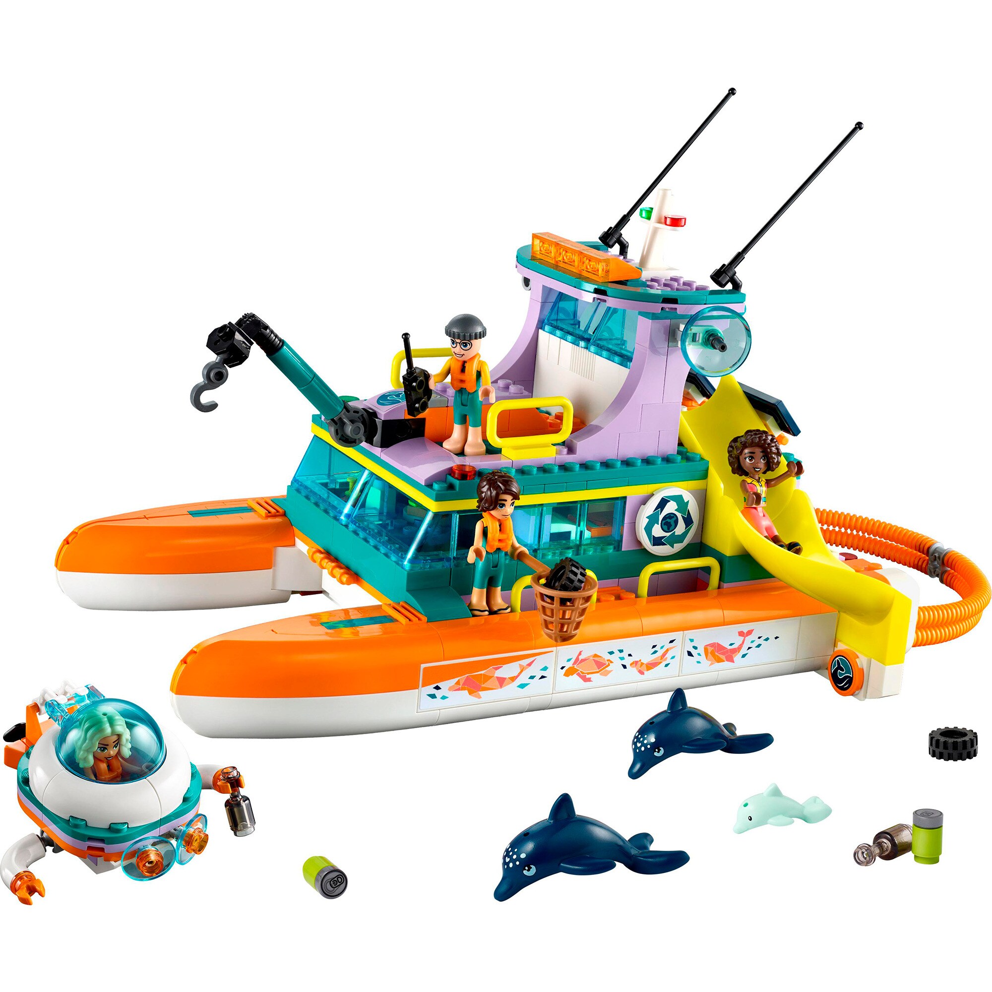 LEGO Konstruktionsspielzeug Friends Seerettungsboot