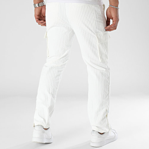 Pantalon Cargo Blanc