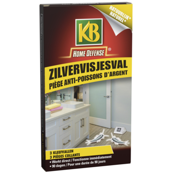 HOME DEFENSE® zilvervisjesval 3 stuks