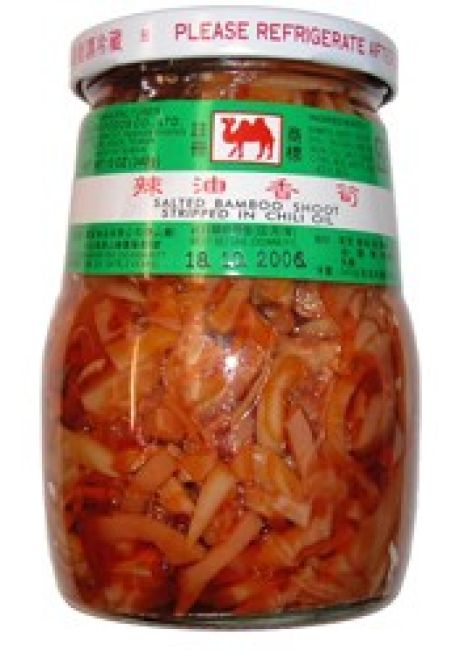 Camel Bamboe Reepjes in Chili Olie 340g