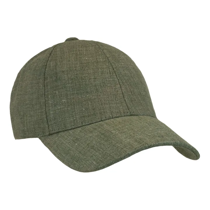 Varsity Headwear Casquette Lin | Vert kaki