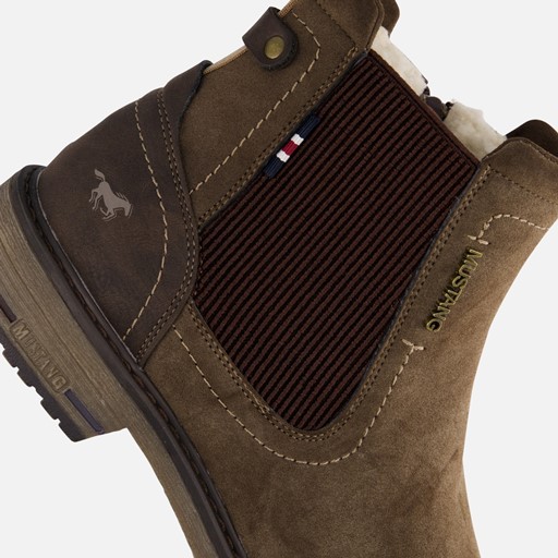 Mustang Chelsea boots bruin Synthetisch