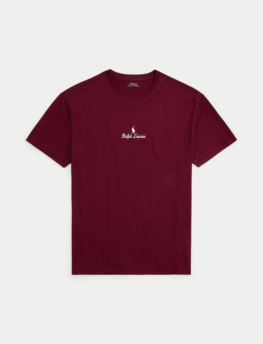 POLO RALPH LAUREN<br>Camiseta de manga comprida com logotipo