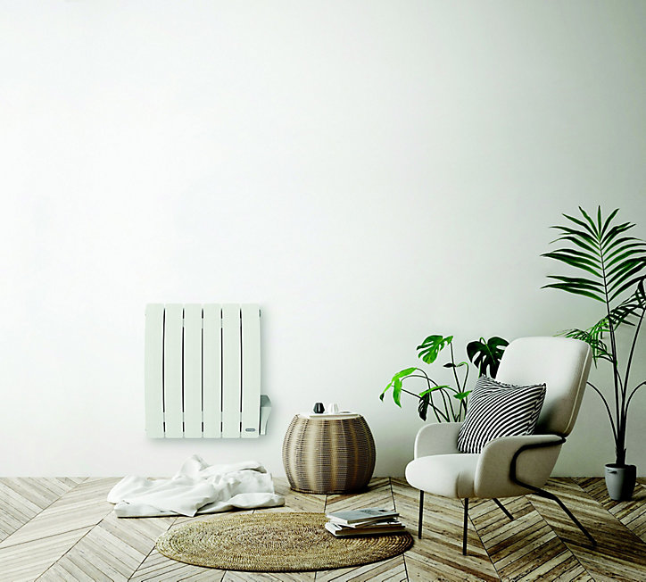 Radiateur électrique à inertie fluide De'Longhi Pariz 1000W blanc