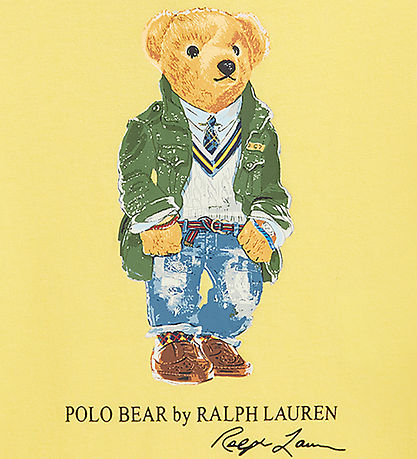 Polo Ralph Lauren Sommerstrampler - Oase Yellow m. Kuscheltier