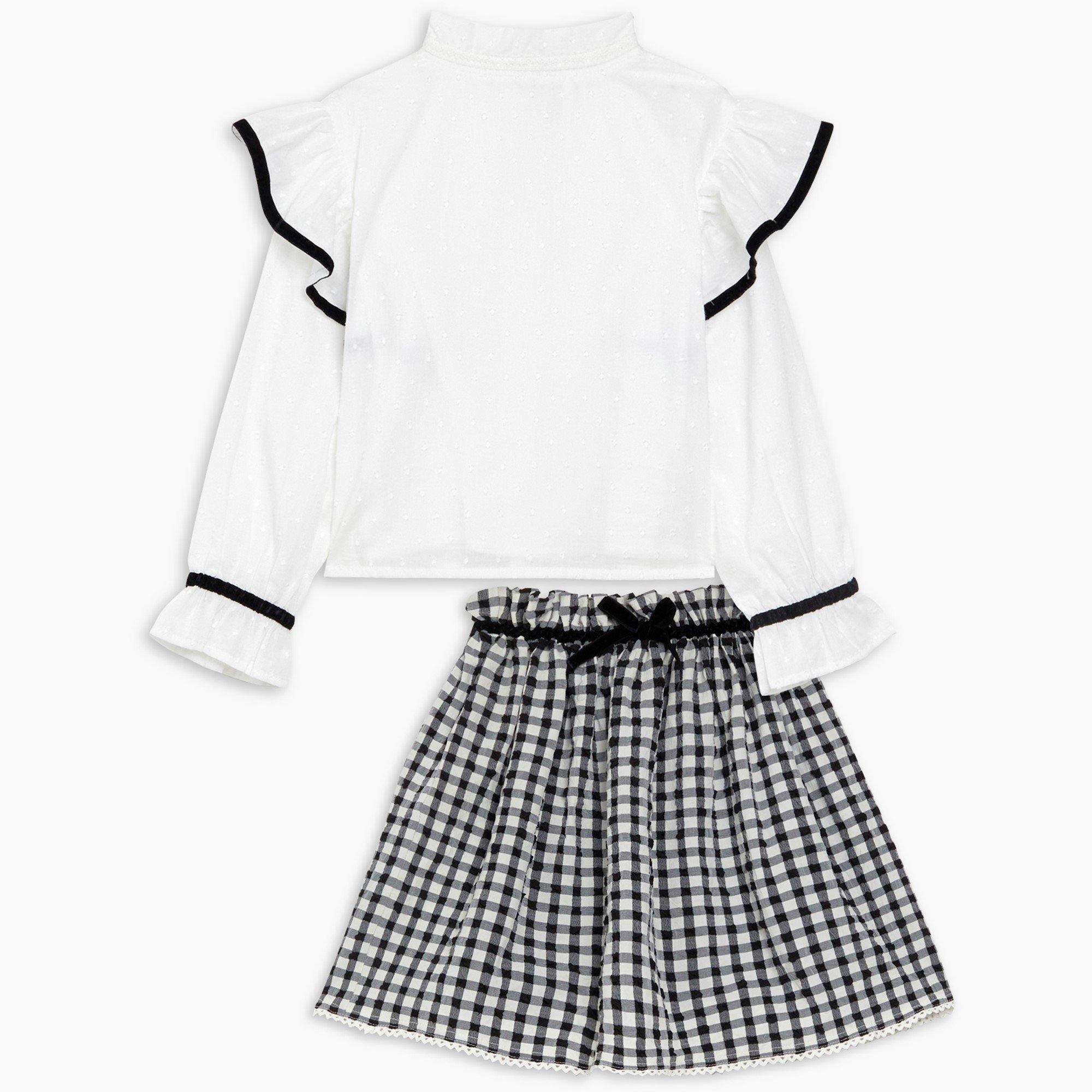 Be You Studio Frill Top and Skirt Set