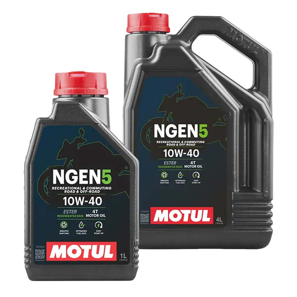 Motul - Huile NGEN5 4T 10W40 - 4L + 1L offert