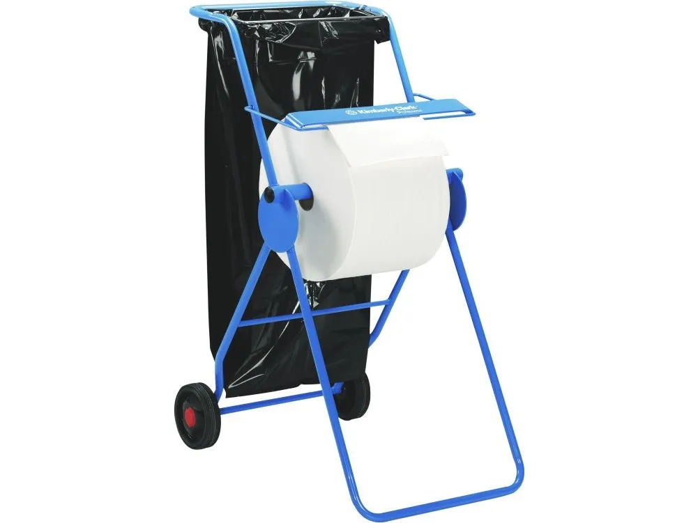 Kimberly-Clark Professional Large - Dispenser af rengøringsklude - stål - blå
