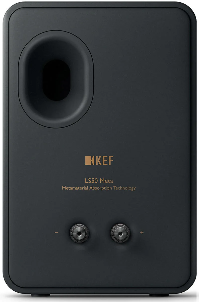 KEF LS50 Meta Noir mat (la paire) Enceintes bibliothèque