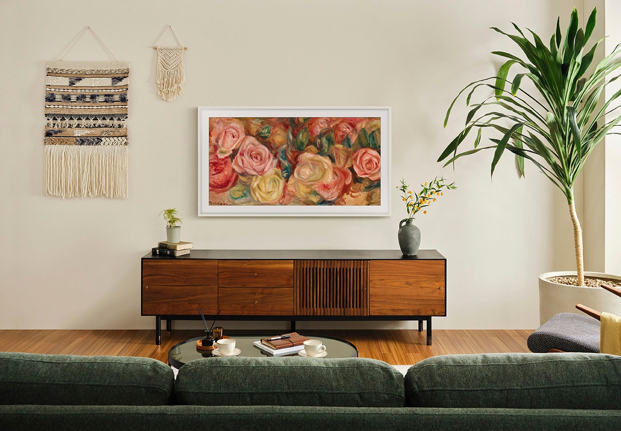 Samsung QLED-Fernseher »GQ43LS03DAU« 108 cm/43 ″ Smart-TV The Frame, Mattes Display, Art Mode, Austauschbare Rahmen, Dolby Atmos