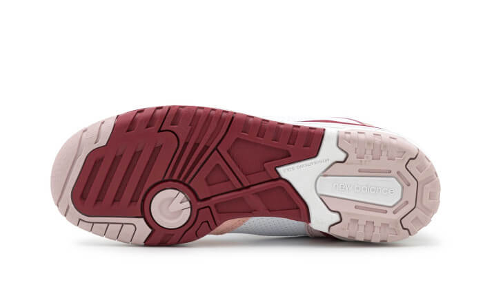 New Balance 550 White Scarlet Pink - 48h Delivery