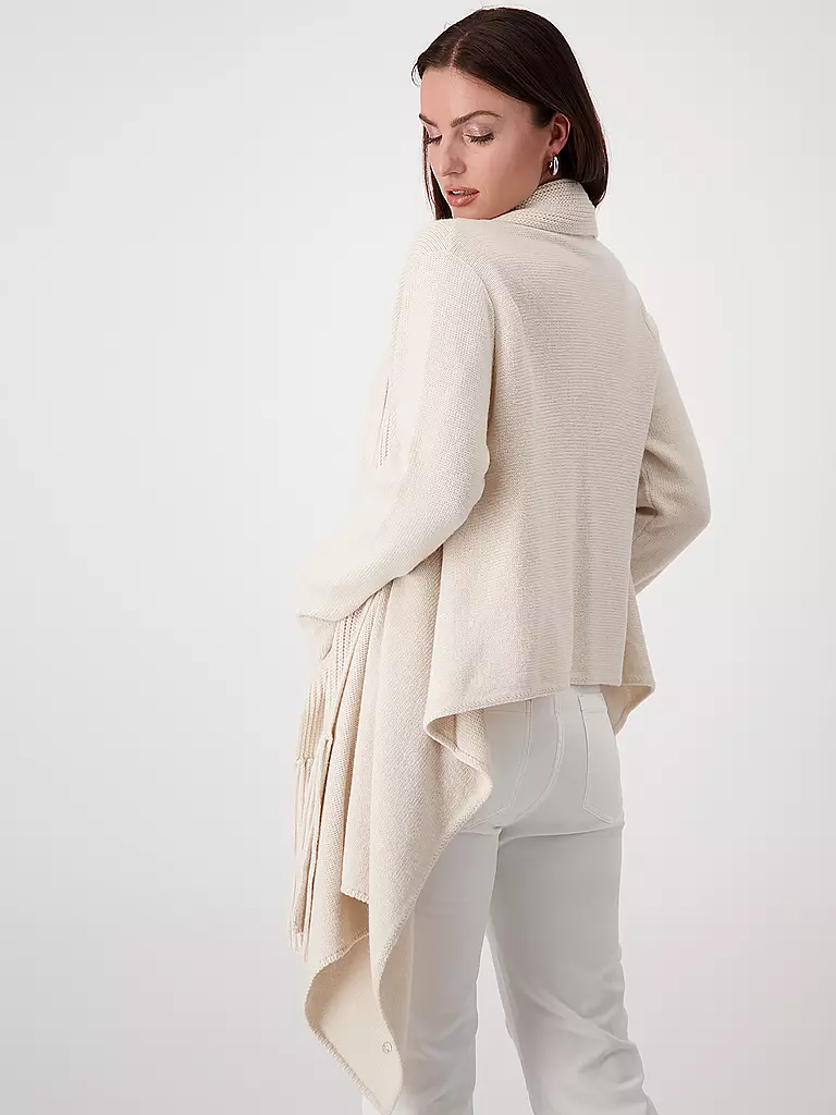 MONARI Strickjacke - Cape beige