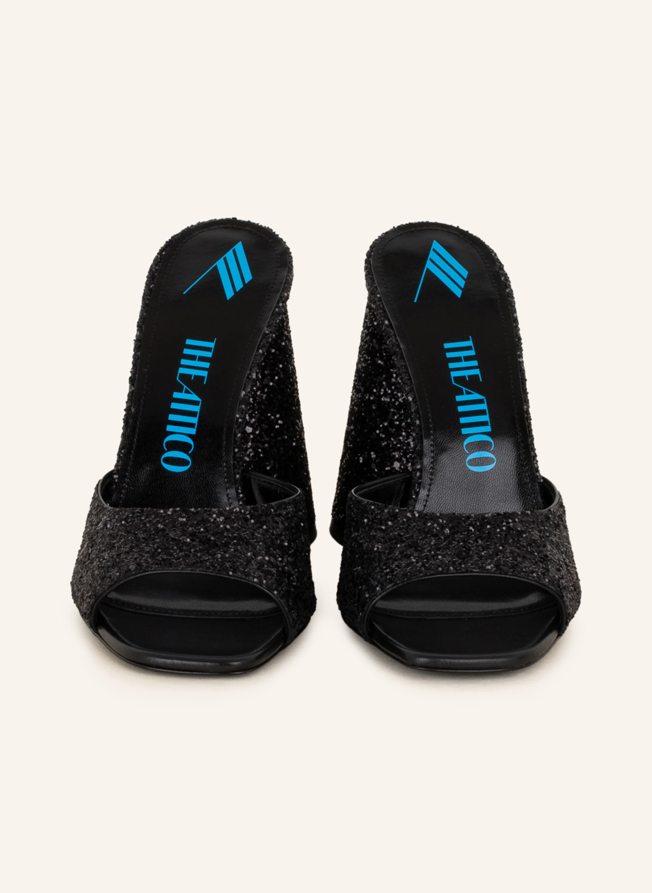 THE ATTICO Mules LUZ mit Pailletten