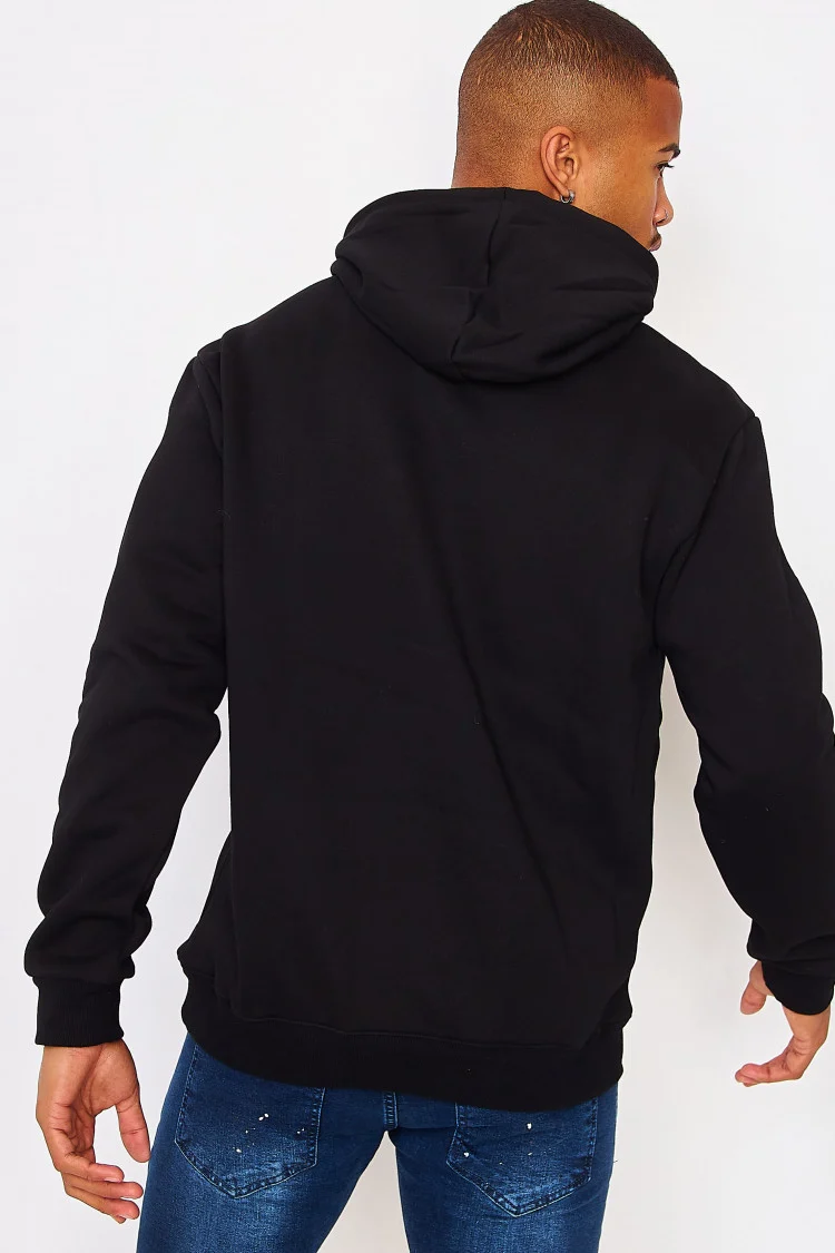 Sweat noir à capuche Brentiny