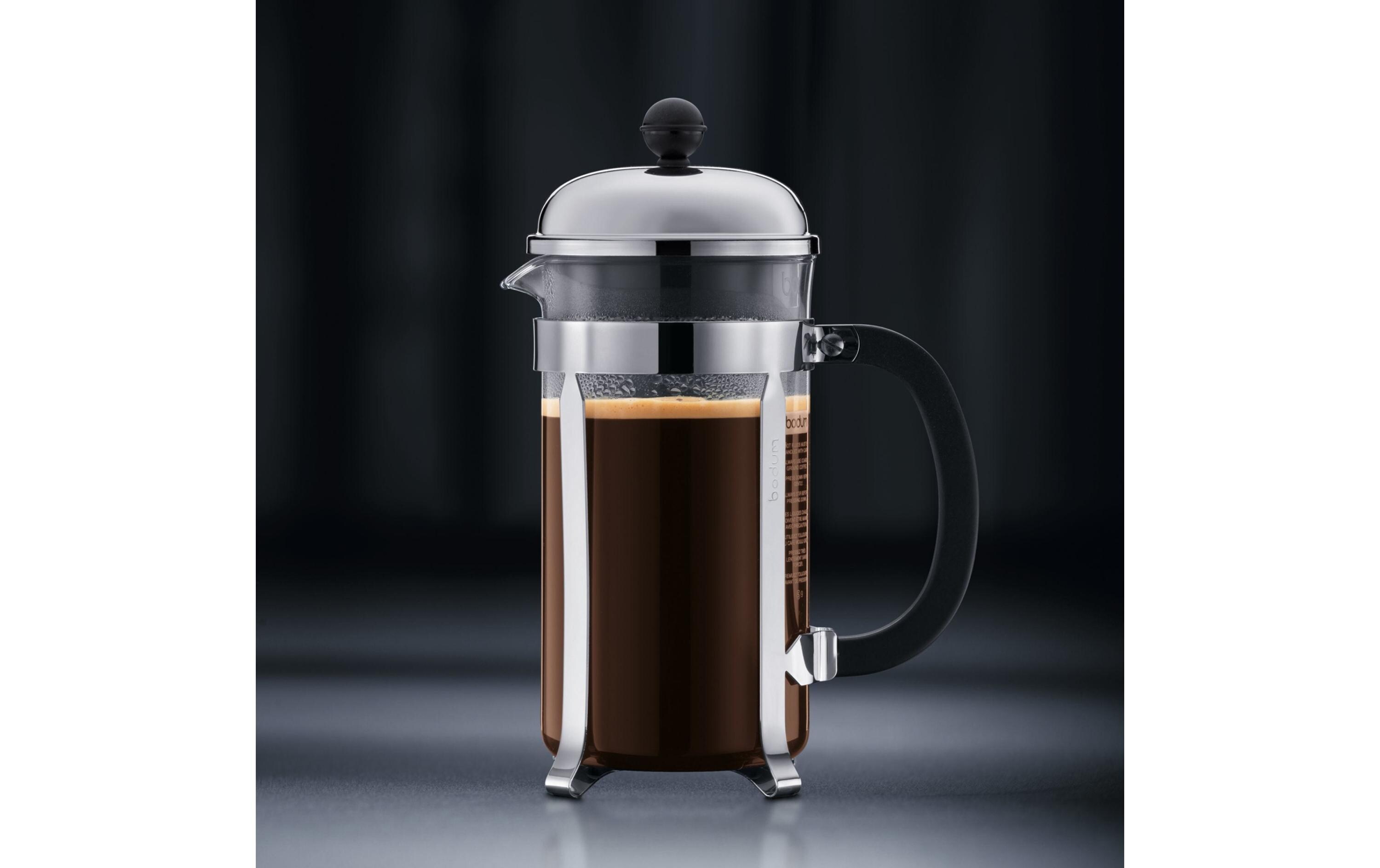 Kaffeebereiter Chambord 1 l, SilberFür einen vollmundigen, aromatischen Kaffee