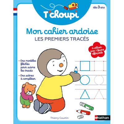 T'choupi - Mon cahier ardoise - Les premiers traces
