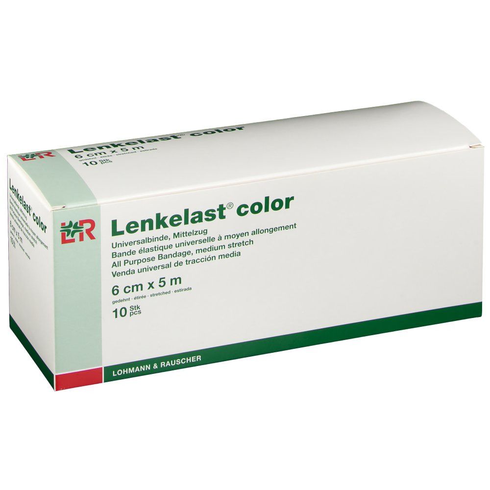 Lenkelast® color 6 cm x 5 m rot