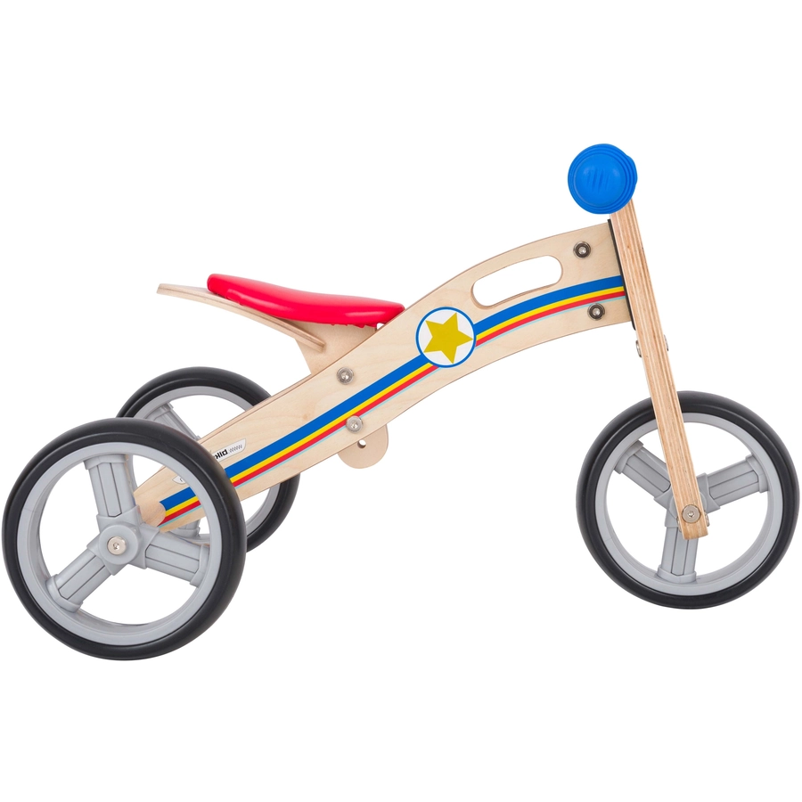 Bikestar Laufrad 7 Zoll Holz blau