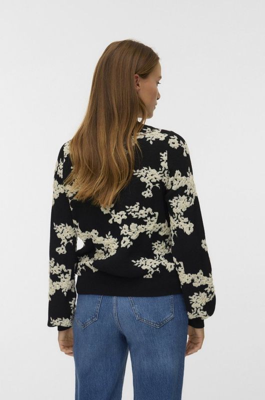 VERO MODA - VMNANCY LS O-NECK PULLOVER BOO - Dames - Gebreide Pullover