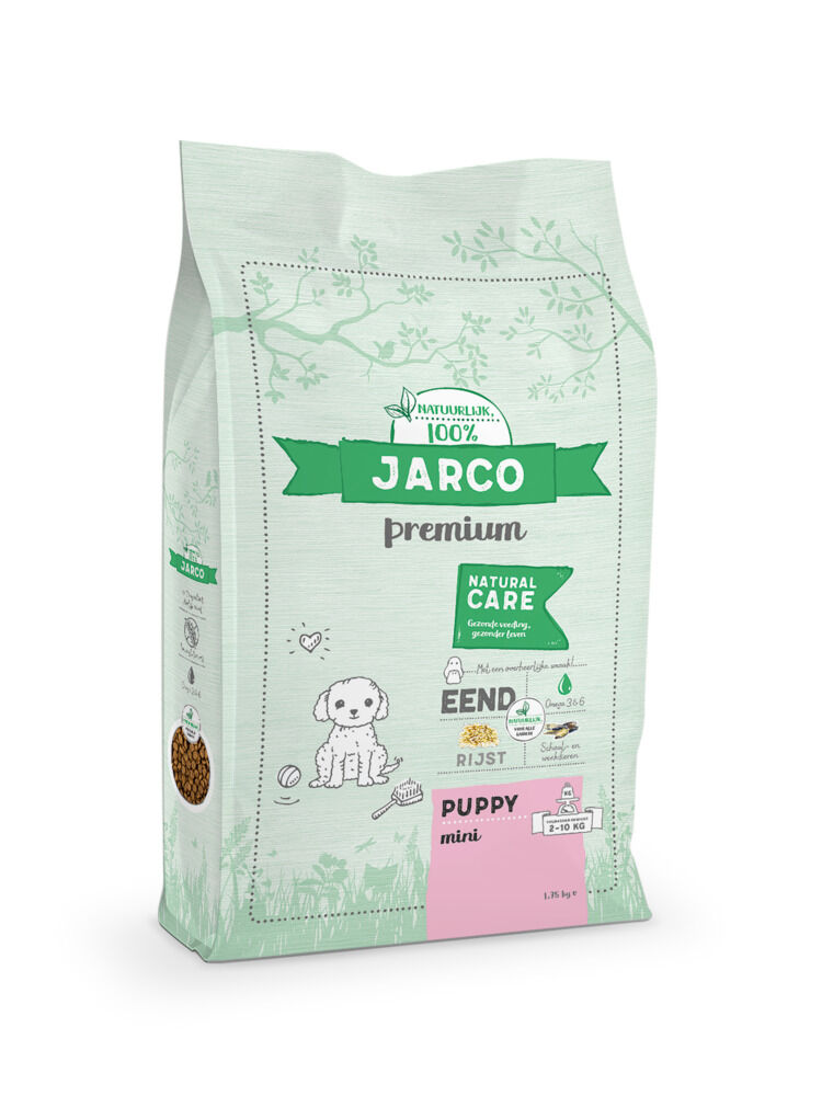 Jarco Dog Mini Pup - Hondenvoer - 1.75 Kilogram - eend