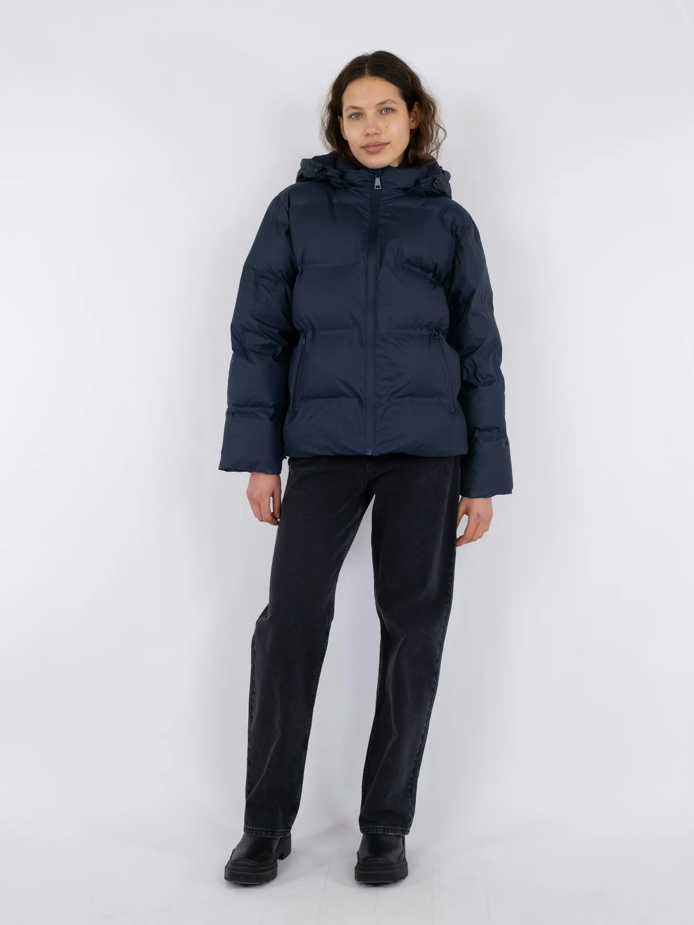 Neo Noir Fox C Puffer Jacket navy