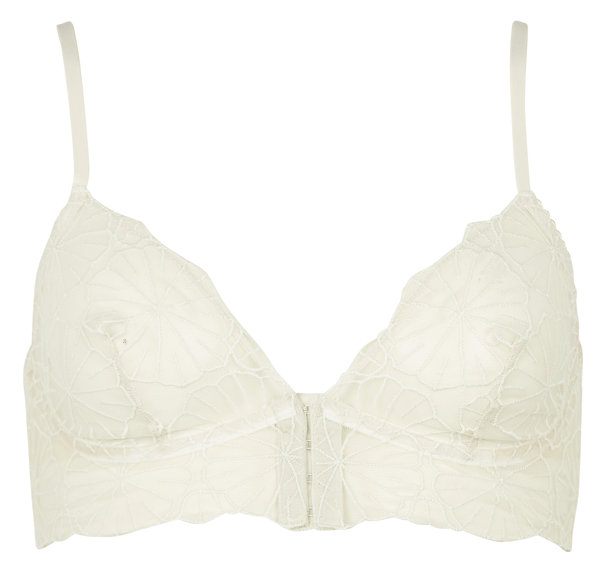 PAOLA - Soutien-gorge triangle en dentelle | Beige