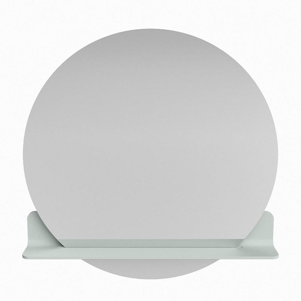 Mondiaz Spot spiegel rond Ø80cm met planchet greey