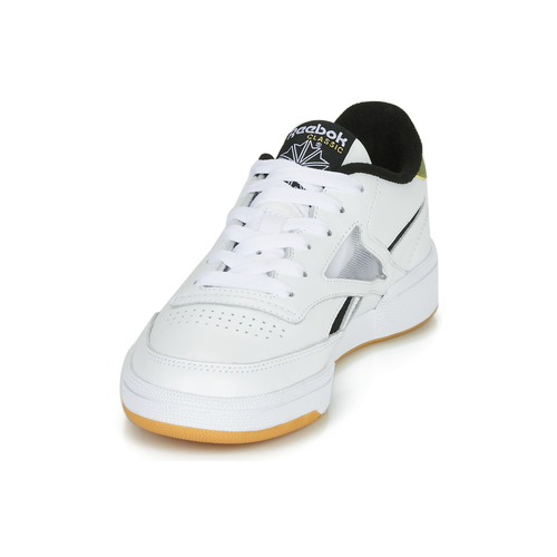 Reebok Classic - CLUB C REVENGE MARK - Blanc / Doré