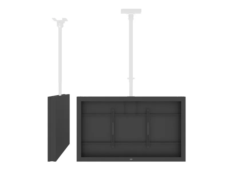 SMS Smart Media Solutions 703-009-1, Kabinet, Sort, Aluminium, Rustfrit stål, Loft, 200 x 200,300 x 200,300 x 300,400 x 200,400 x 400,400 x 300, 139,7 cm (55