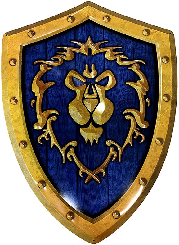 ABYstyle World of Warcraft Alliance skjoldplade i metal