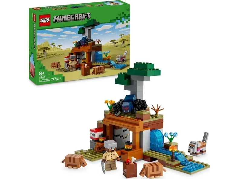 LEGO Minecraft 21269 Bæltedyrs-mineekspeditionen