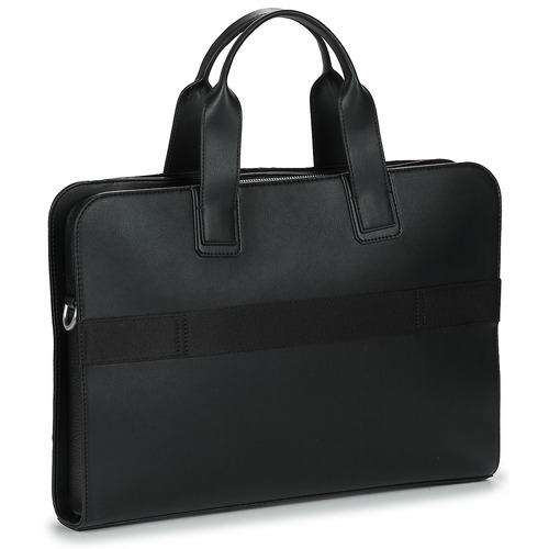 Tommy Hilfiger - TH CENTRAL SLIM COMPUTER BAG - Noir
