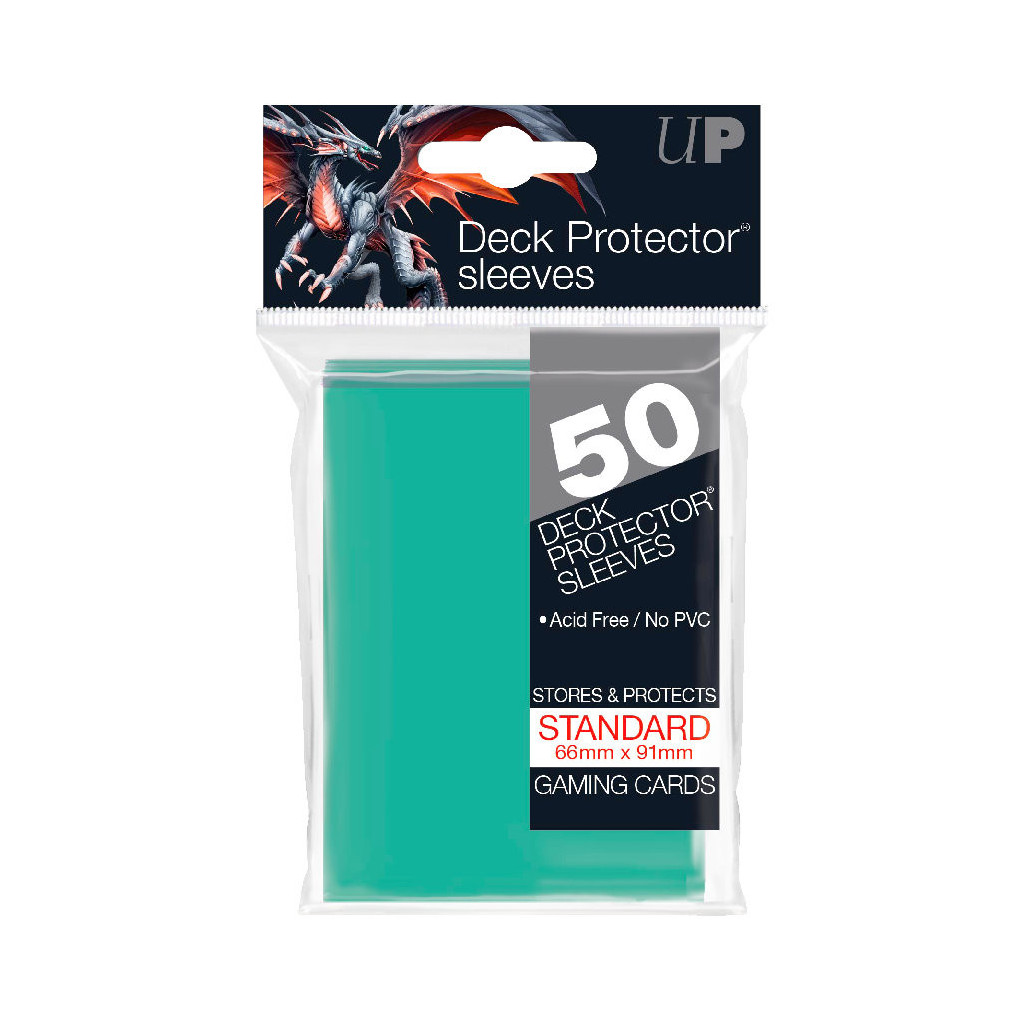 50 Protège Cartes Standard Aqua - Ultra Pro