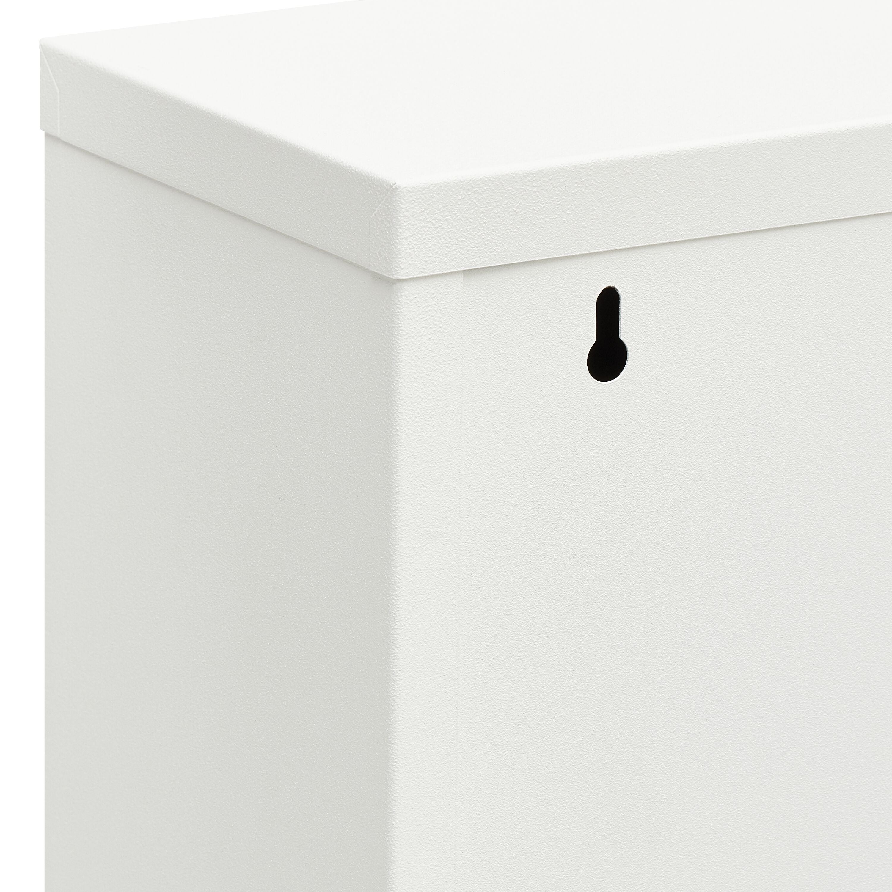TOBEY Schuhkippe - Weiss / B: 50.0 cm x T: 15.0 cm x H: 103.5 cm