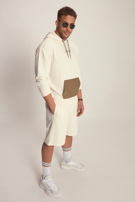 STHUGE Hoodie, oversized, Kapuze, farbige Kängurutasche, bis 8 XL