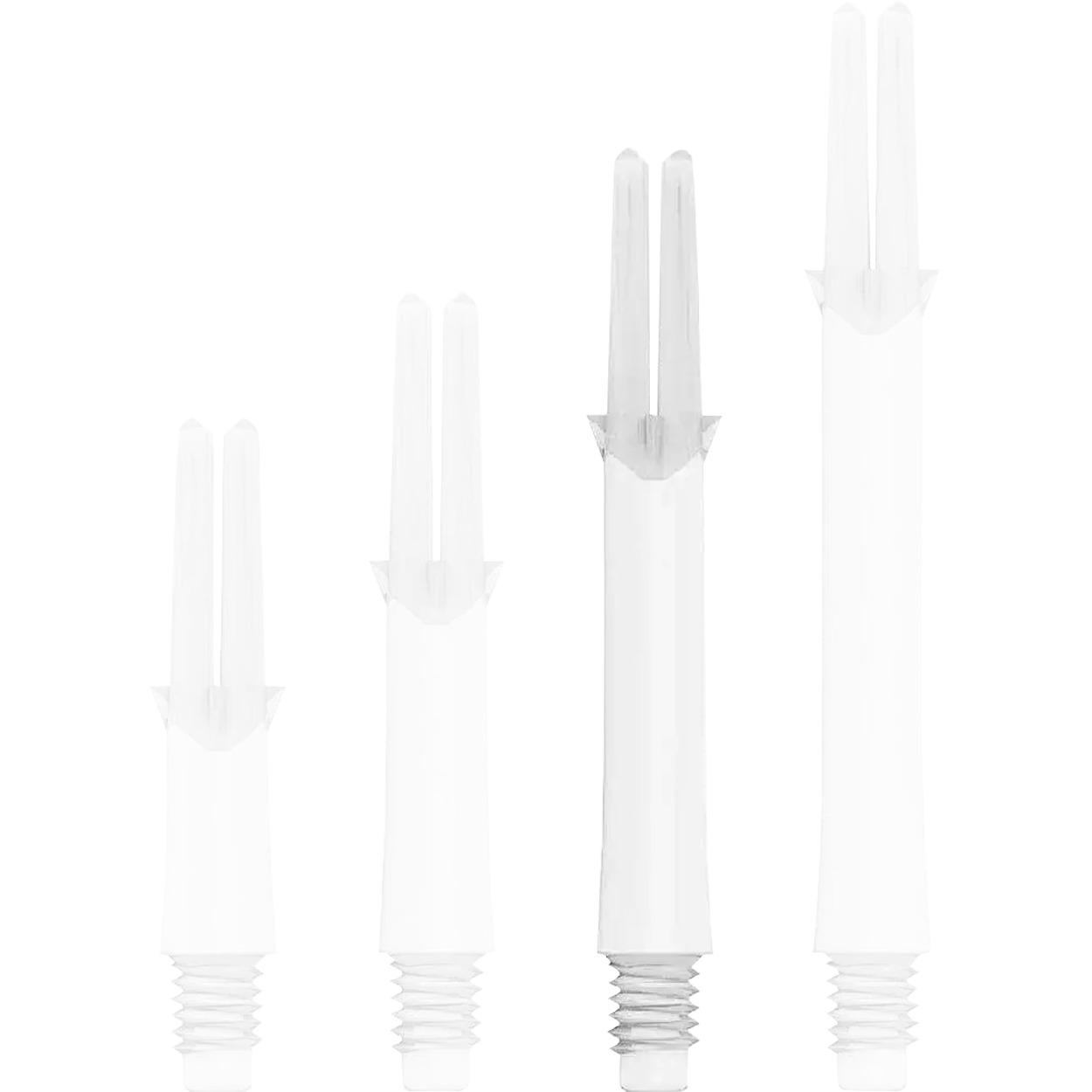 L-Style - L-Shaft Lock Straight - Weiß Klar