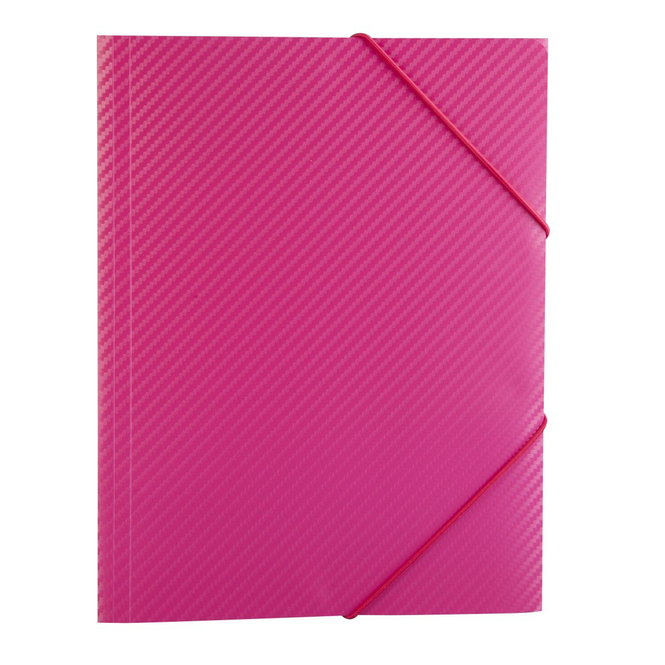 Sammelmappe/ Eckspanner DIN A3 - Carbon Design - Pink