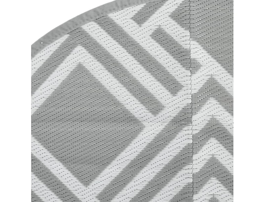 VIDAXL - Couverture pique nique Tapis d'extérieur gris ø200 cm pp