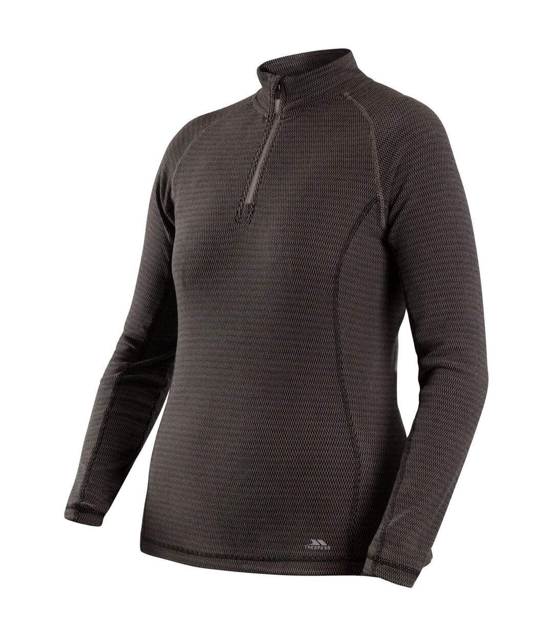 Trespass - Haut thermique GINA - Femme (Noir / Gris orage) - UTTP5855