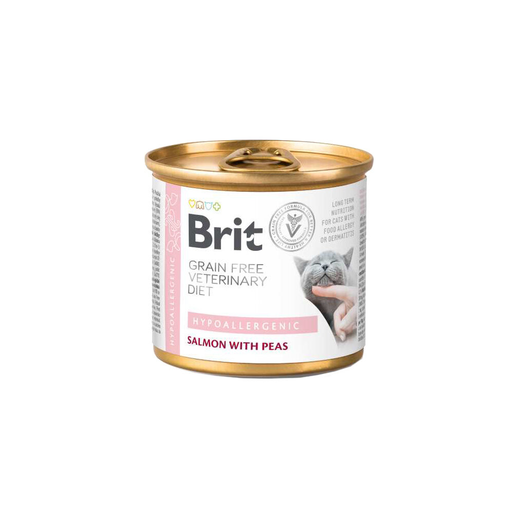 Brit Veterinary Diet Cat - Grain free - Hypoallergenic - Blik