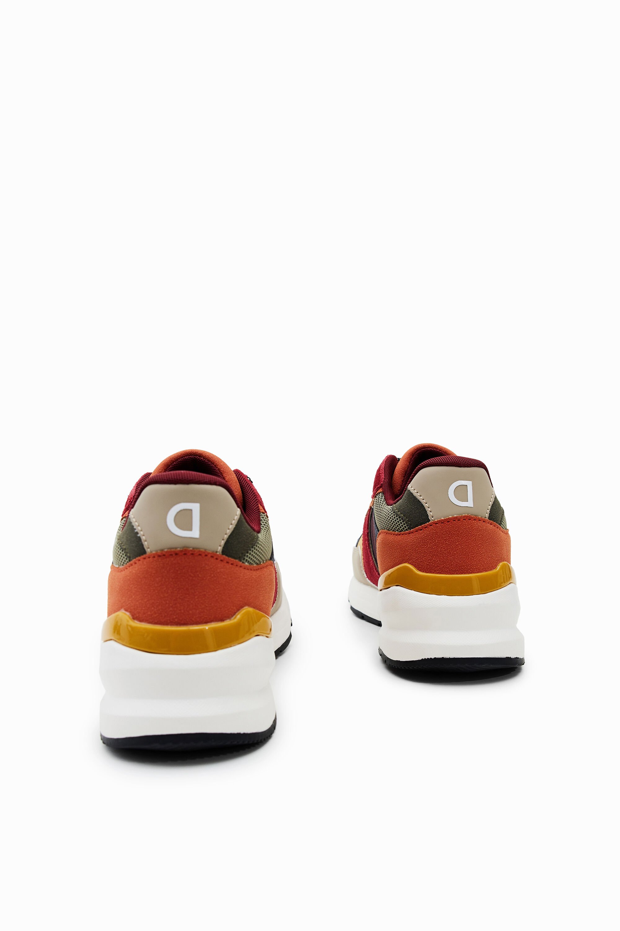 Baskets de running patchwork