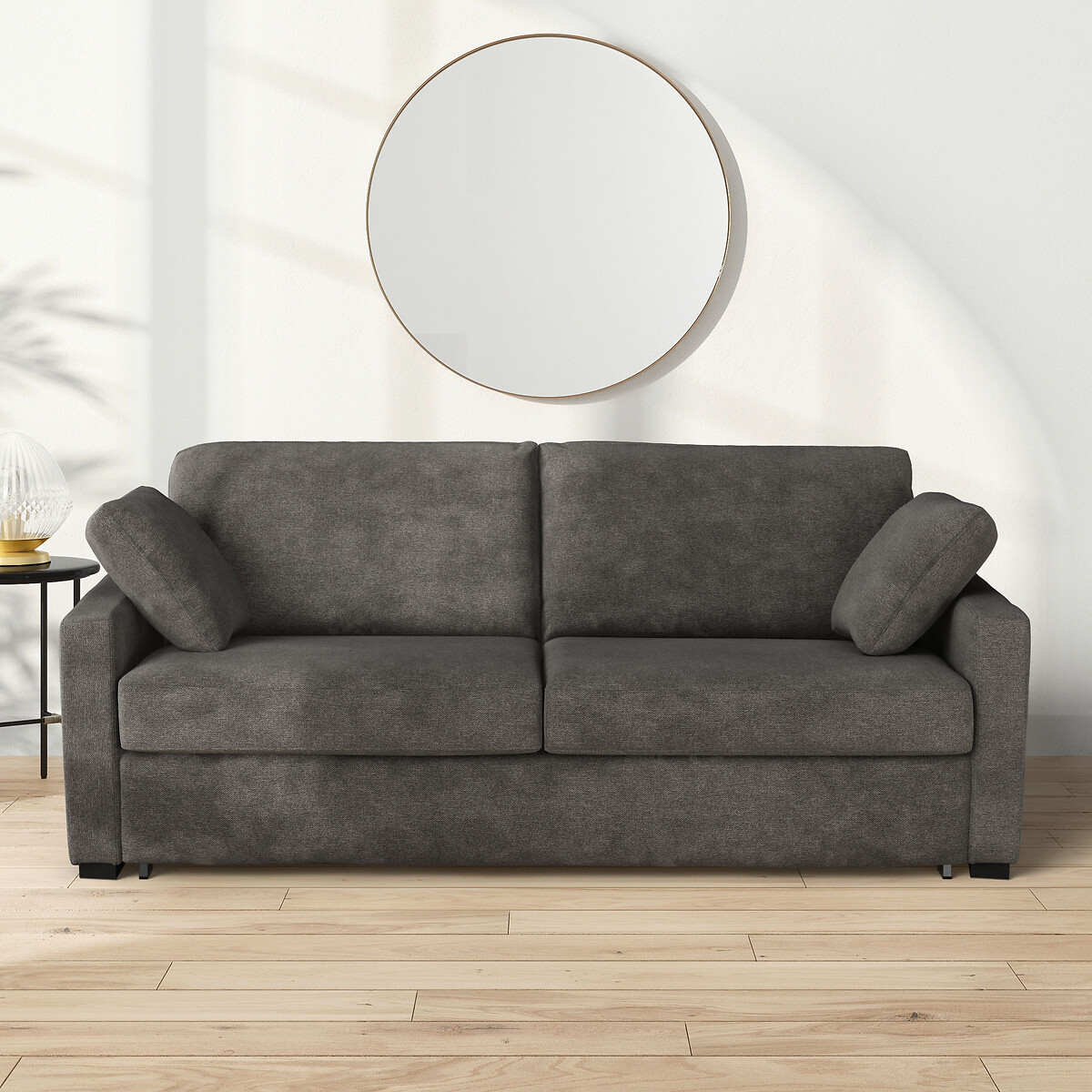 LA REDOUTE INTERIEURS<br>Tecido texturizado de terra, mousse, Timor