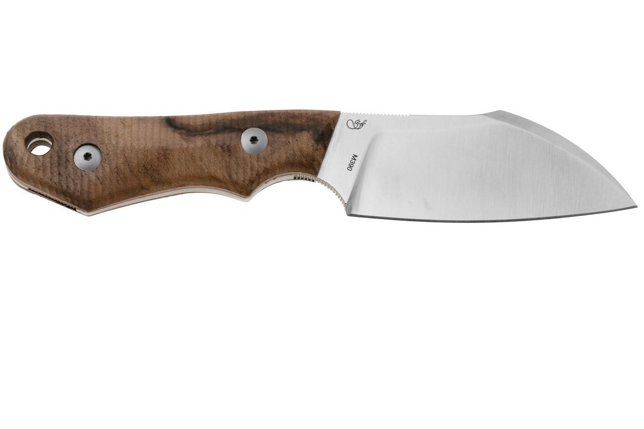 Viper Handy 2 VT4048NO Walnut Wood, vaststaand mes