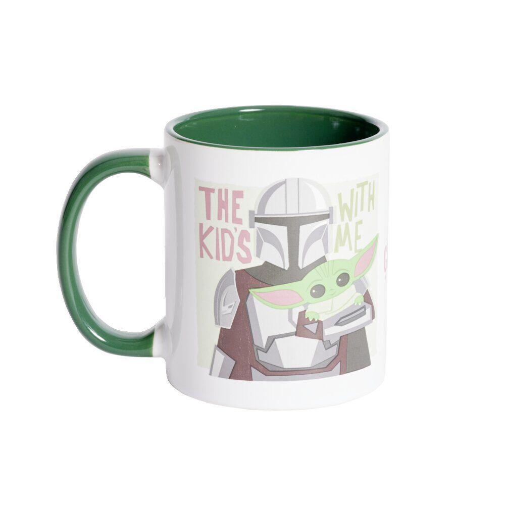 Mug Star Wars Mandalorian Storm Trooper blanc et vert 315ml