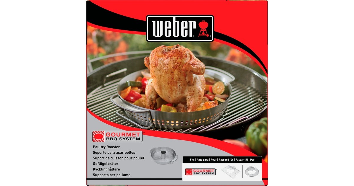 WeberGevogeltestomer grillkorf  (Roestvrij staal)