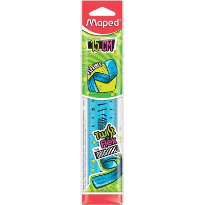 Maped Twist'n Flex - Règle flexible 15 cm - disponible dans différentes couleurs