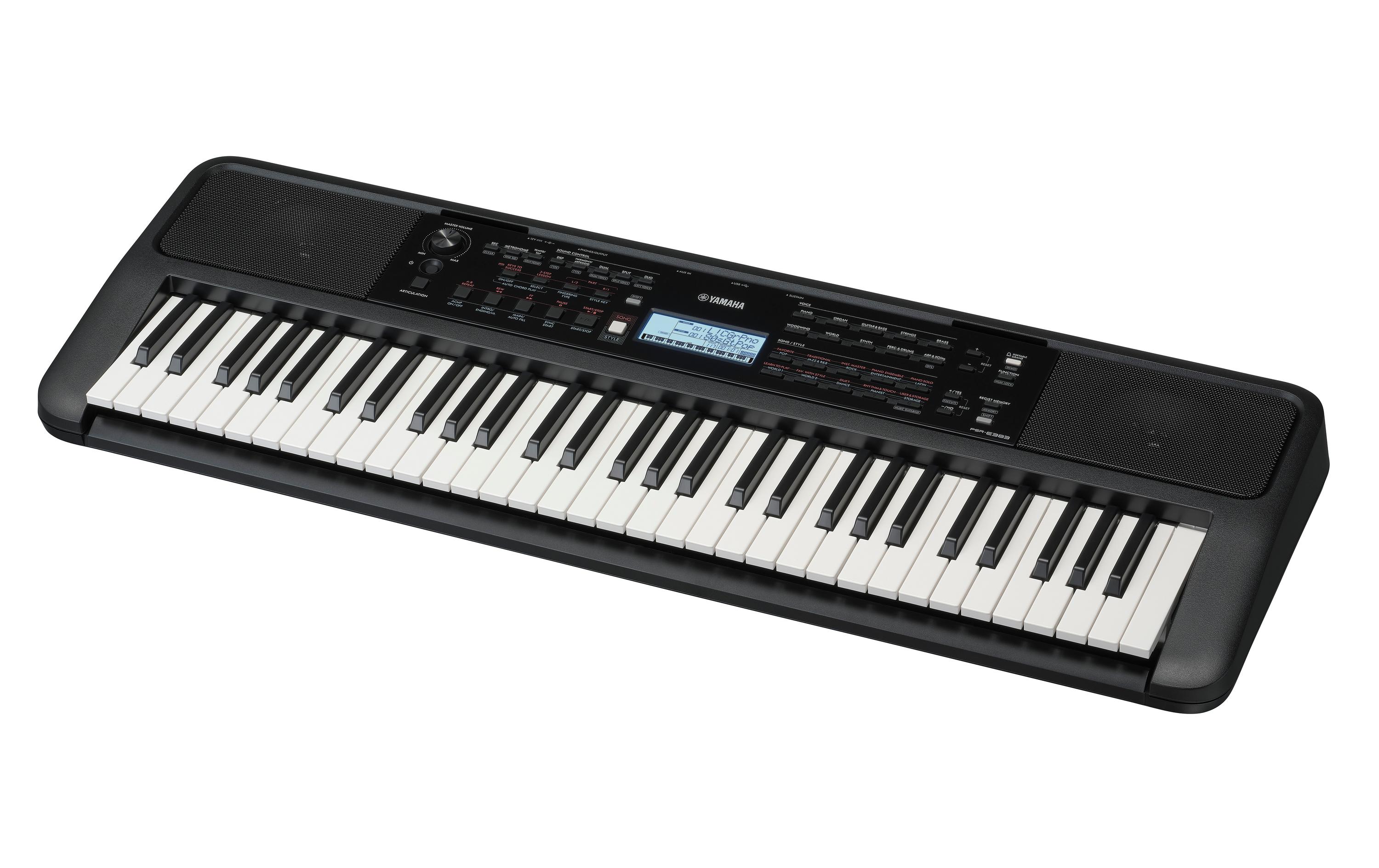 Keyboard PSR-E383<br>Portables Keyboard mit 61 Tasten
