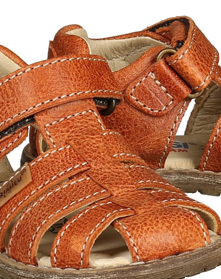Sandalen SUMMER BOY mit Zehenschutz in rotbraun